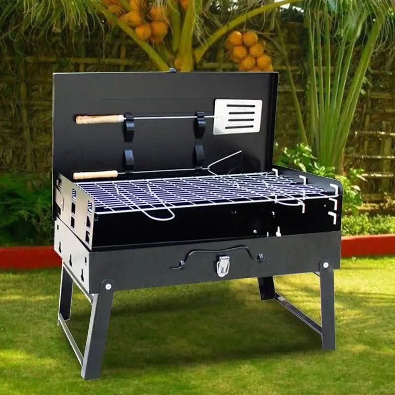 BowLift | Foldable steel garden barbecue for camping & garden
