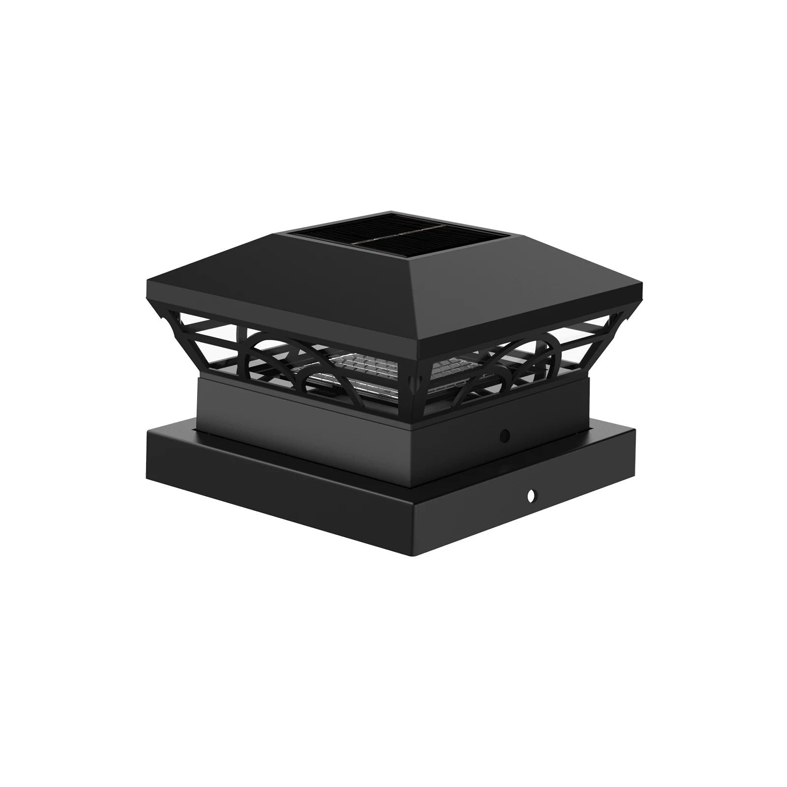 BowLift | Peake Solar Post Cap Light - Durable Outdoor Solar Post Lights for Fence Posts