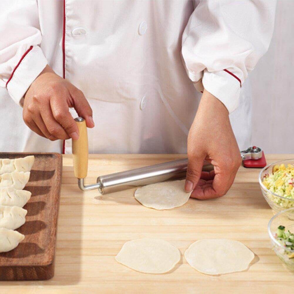 BowLift | Stainless Steel Easy Dough Roller Pin