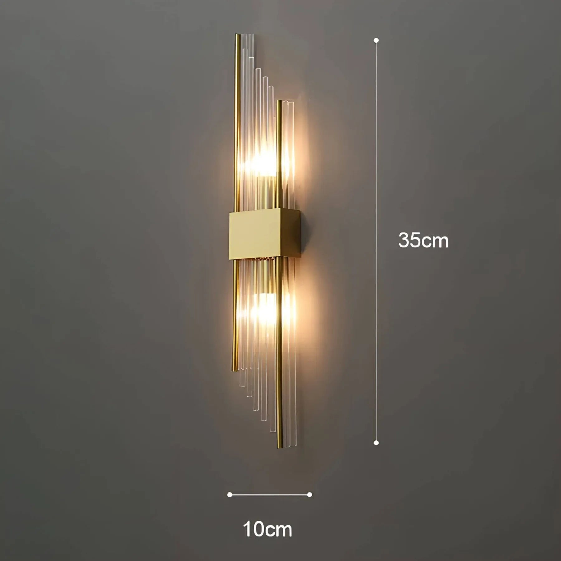 BowLift | Wall lamp with crystal decoration