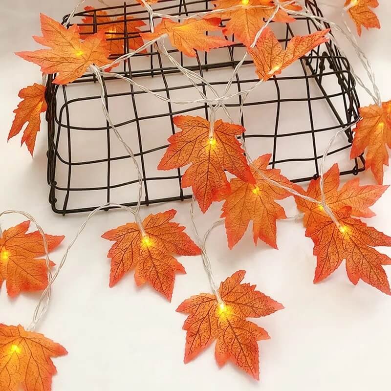 BowLift | Maple Leaves Autumn String Lights