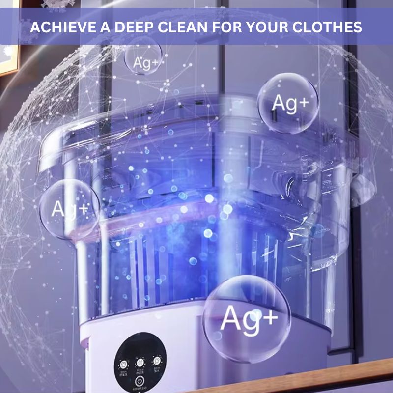 BowLift | 8L Foldable Mini Washing Machine with Dryer