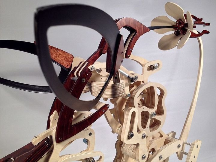 BowLift | 3D Wood Mechanical Hummingbird and Wood Mechanical Turtle