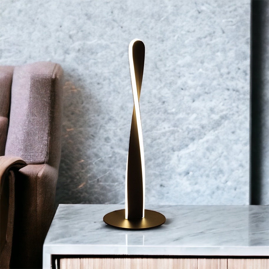 BowLift | DimLume – Aluminum Desk Lamp with Flexible Dimming Function