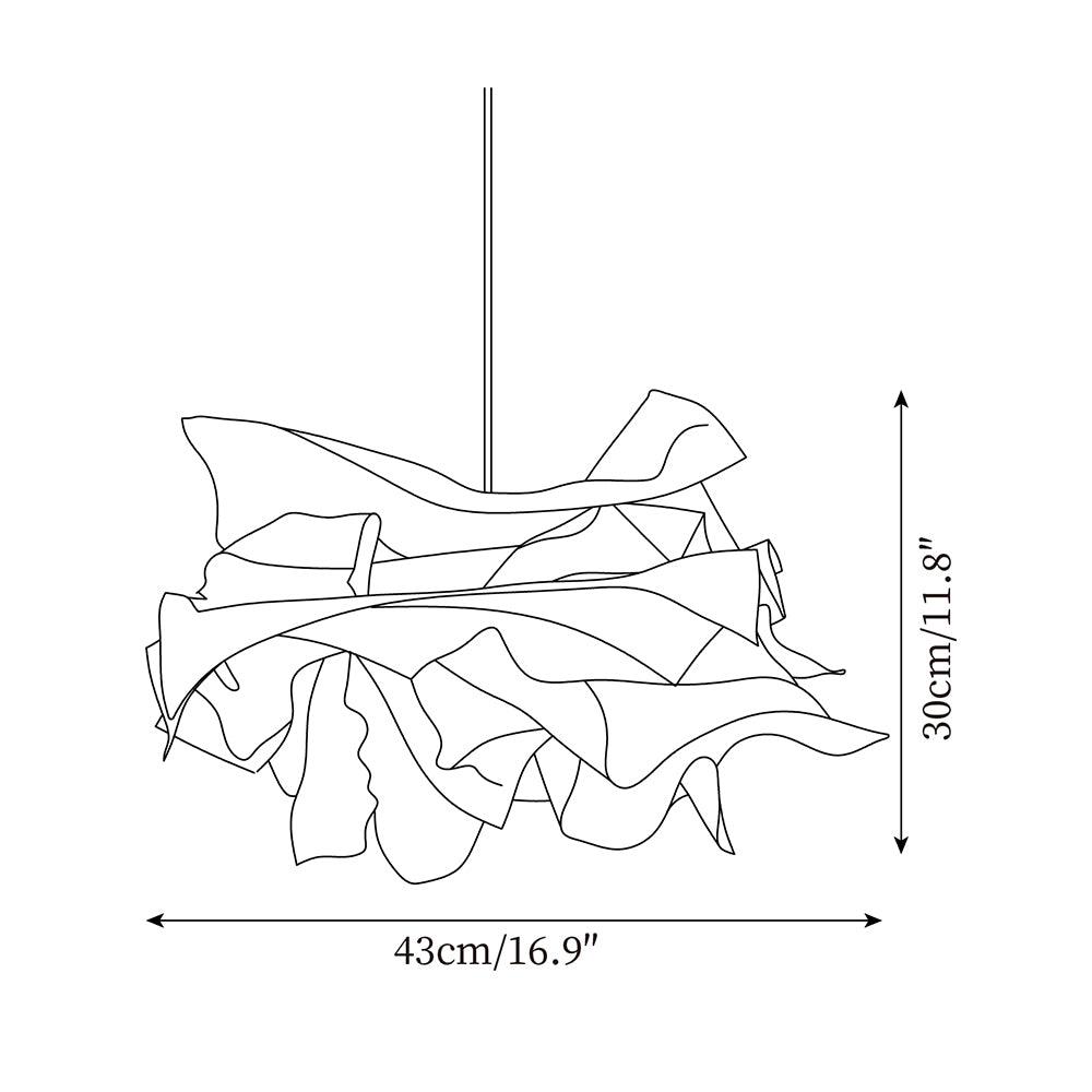 BowLift | Bring a playful touch with the Nordic paper cloud pendant