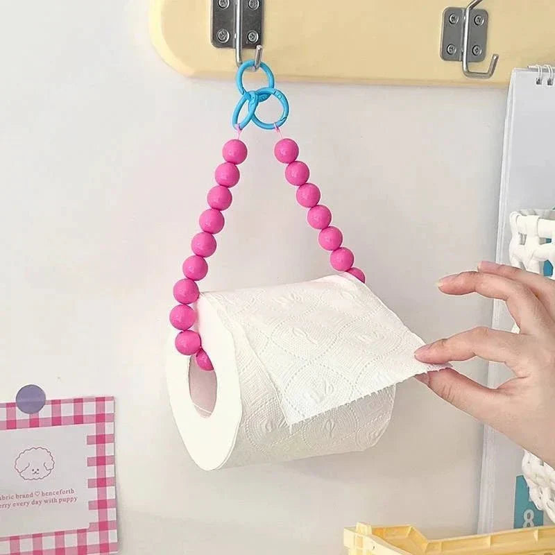 BowLift | Innovative hanging toilet paper holder with beads