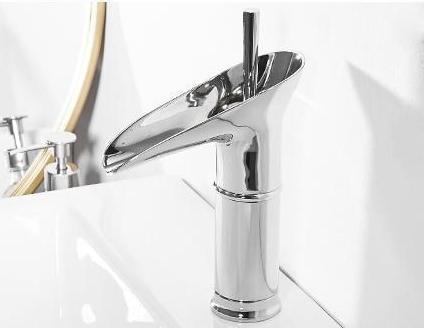 BowLift | Waterfall Antique Faucet Bathroom Sink Faucet Brass Sink Mixers