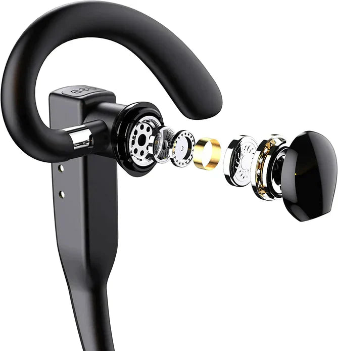 BowLift | Trucker Dual Mic Wireless Bluetooth 5.1 Noise Cancelling Headset/Earphones