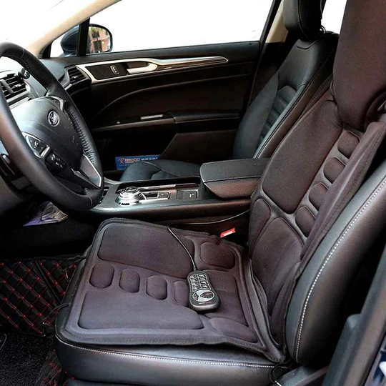 BowLift | 8 Mode Massage Chair Pad With Heated Back Neck Cushion For Car & Home