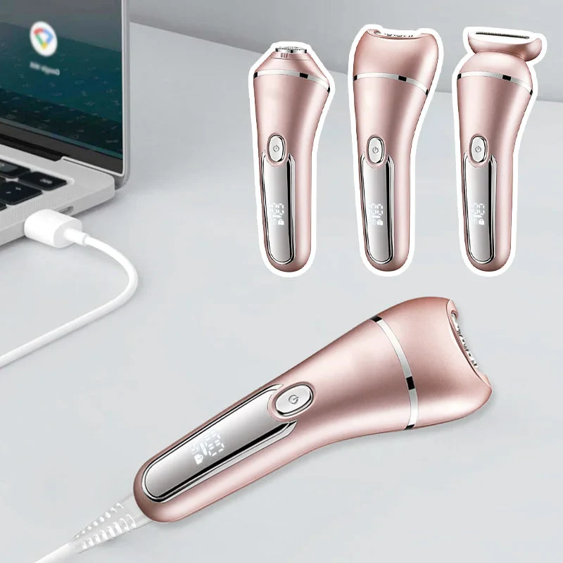 BowLift | 3-in-1 Waterproof Electric Shaver for Women