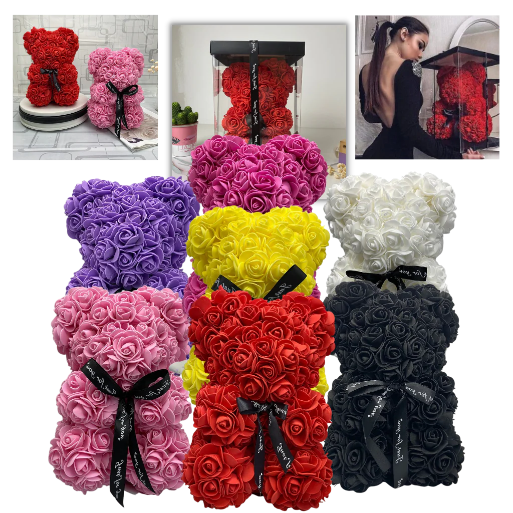 BowLift | Rose Teddy Bear