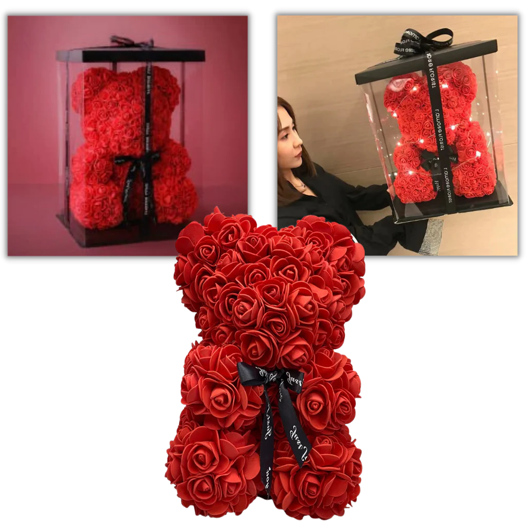 BowLift | Rose Teddy Bear