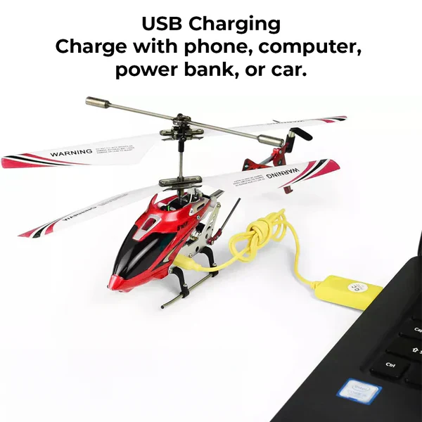 BowLift | Crimson Unbreakable Mini RC Helicopter with Gyro