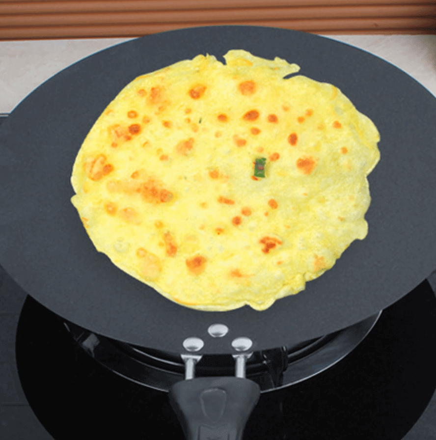 BowLift | Black Iron Round Non-stick Pancake Pan