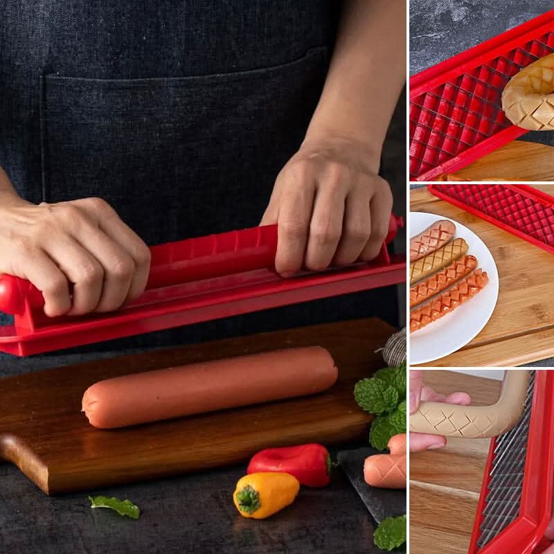 BowLift | Hot Dog Slicer – Criss-Cross Slots for Even Cooking
