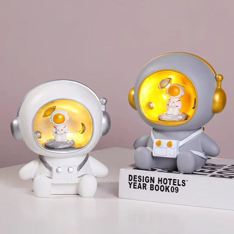 BowLift | 2-in-1 Astronaut Piggy Bank & Night Lamp For Kids