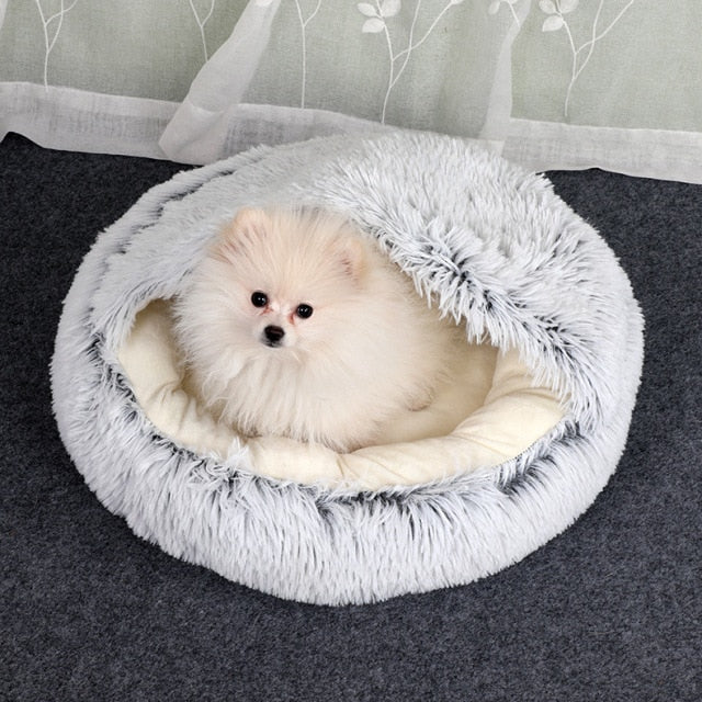 BowLift | Cat Cave Bed Plush Orthopedic Nest