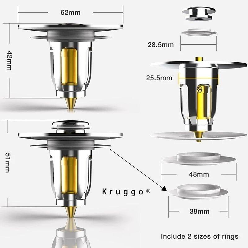 BowLift | Popup X Clogging Basin Drain