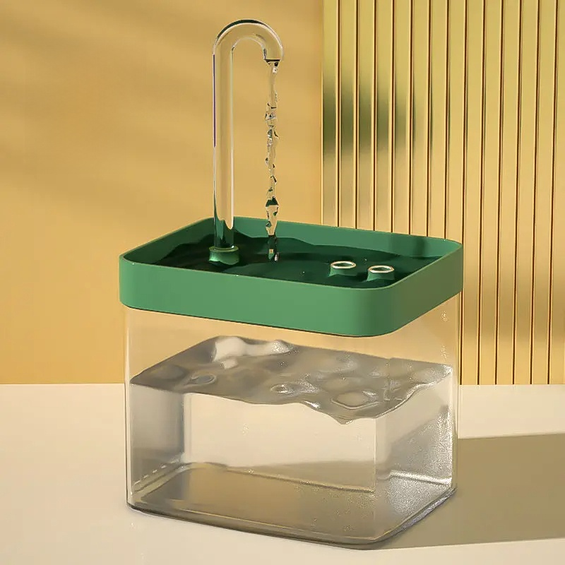 BowLift | Ultra-quiet Pet Water Fountain with Intelligent Filtration - 1.5 l Stainless Steel