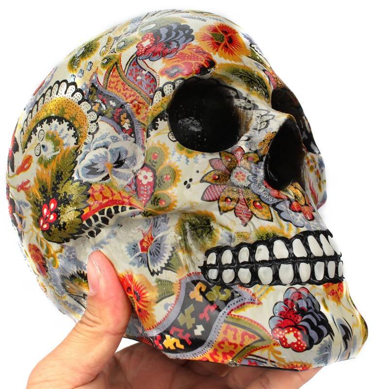 BowLift | Creative Colorful Resin Skull Halloween Party Decoration