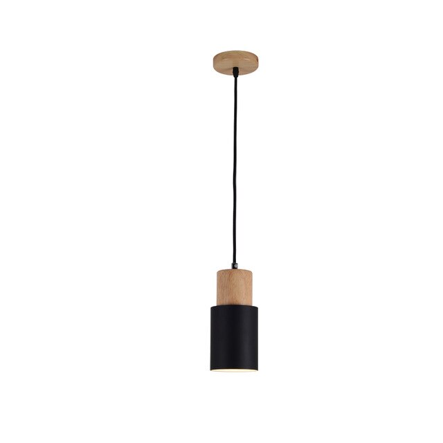 BowLift | Designer Nordic Wood Base Pendant Lamp