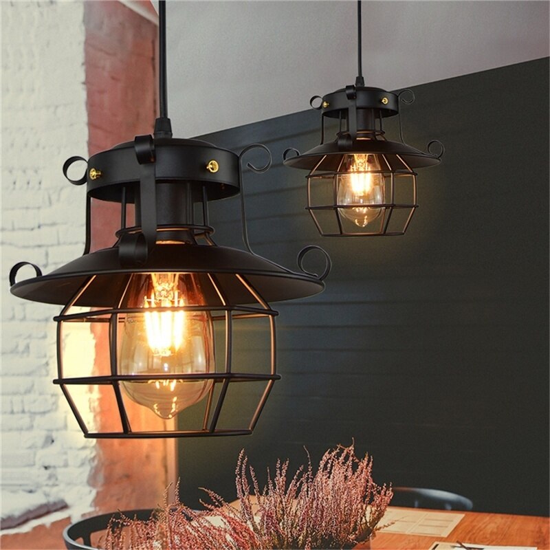BowLift | Retro Antique Industrial Loft Ceiling Lamp
