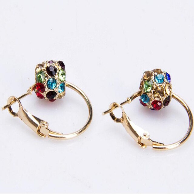 BowLift | Fashion Austrian Crystal Ball Gold/Silver Earrings