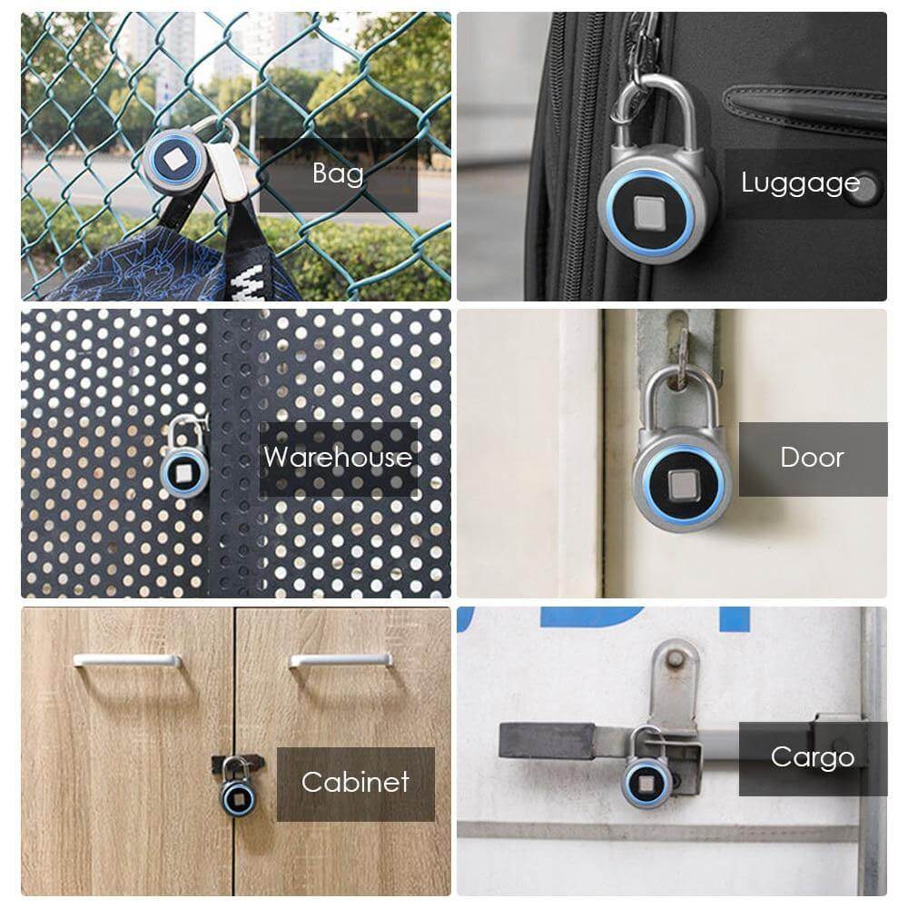 BowLift | Smarter Theft Protection Fingerprint Keyless Padlock