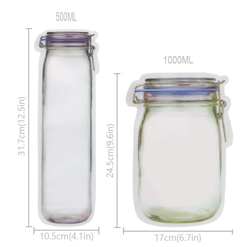 BowLift | Reusable Zip Jar Bags
