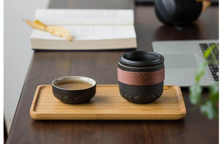 BowLift | Portable Chinese Kung Fu Ceramic Tea Mug