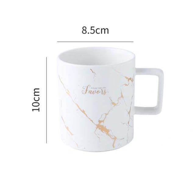 BowLift | Elegant Nordic Marble Ceramic Coffee Mugs