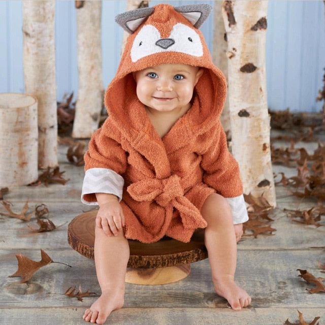 BowLift | Hooded towel with animal motif