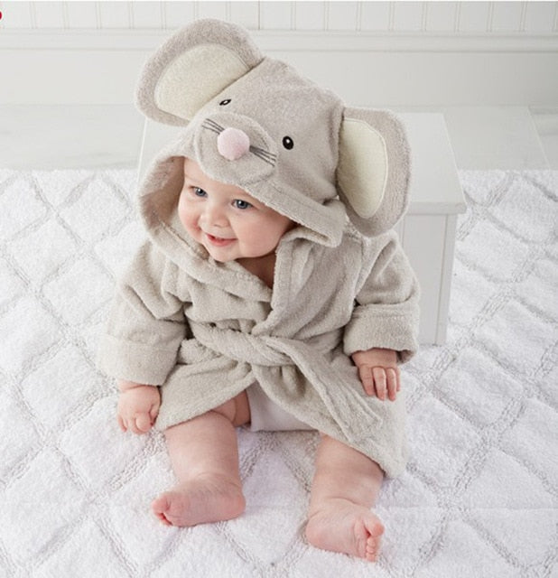 BowLift | Hooded towel with animal motif