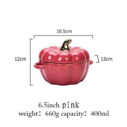 BowLift | Pumpkin Shape Baking Bowl With Glazed Lid