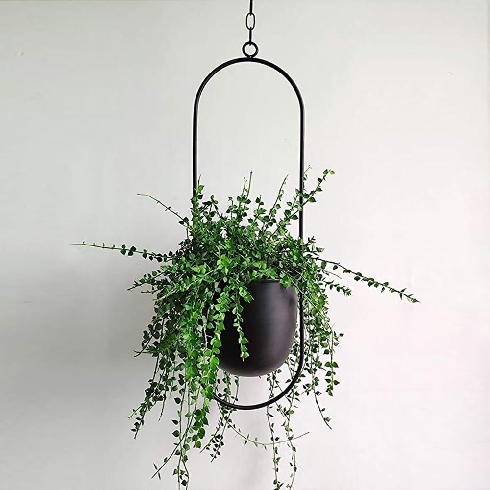 BowLift | FloraFrame – Elegant Metal Plant Holder for Wall or Ceiling