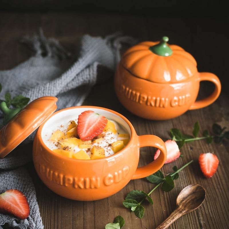 BowLift | Creative Ceramic Pumpkin Mug Cup
