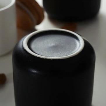 BowLift | BambooNest Ceramic Storage Boxes with Bamboo Lid | Stylish Storage | Perfect for Kitchen & Bathroom | Available in White & Black