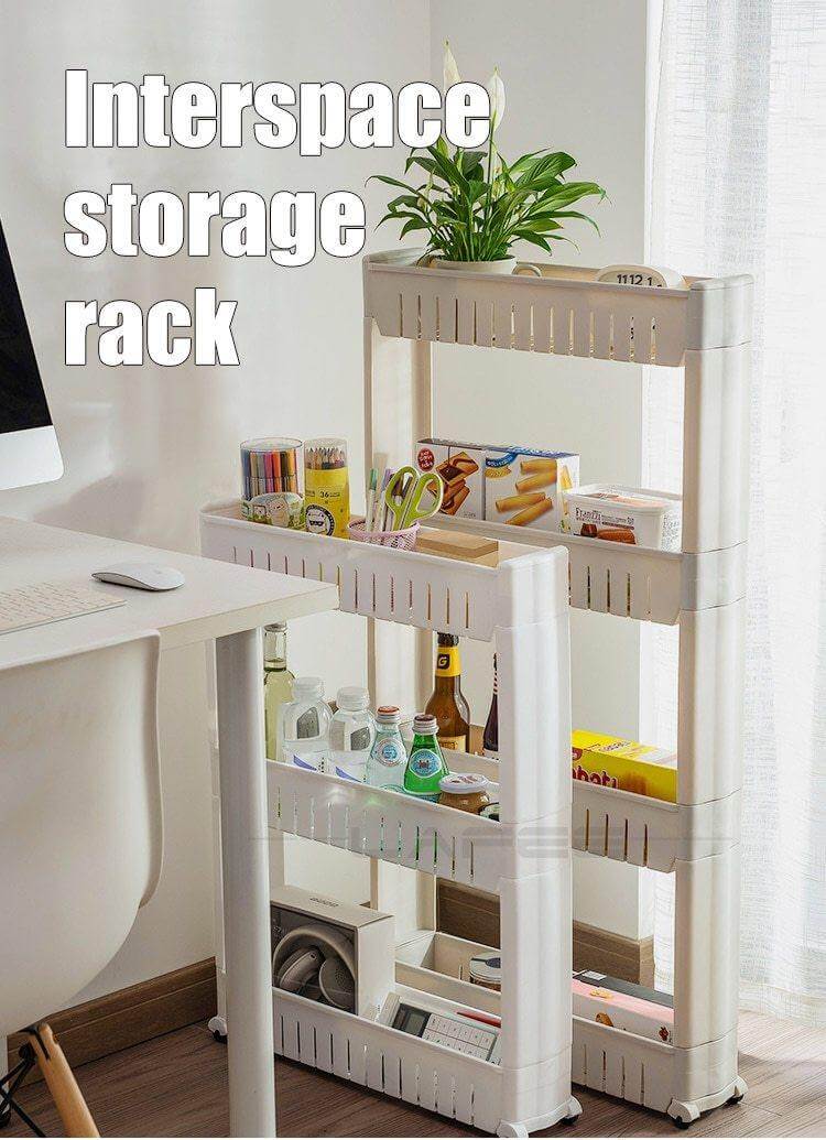 BowLift | Wheeled Mobile Tiny Storage Shelf