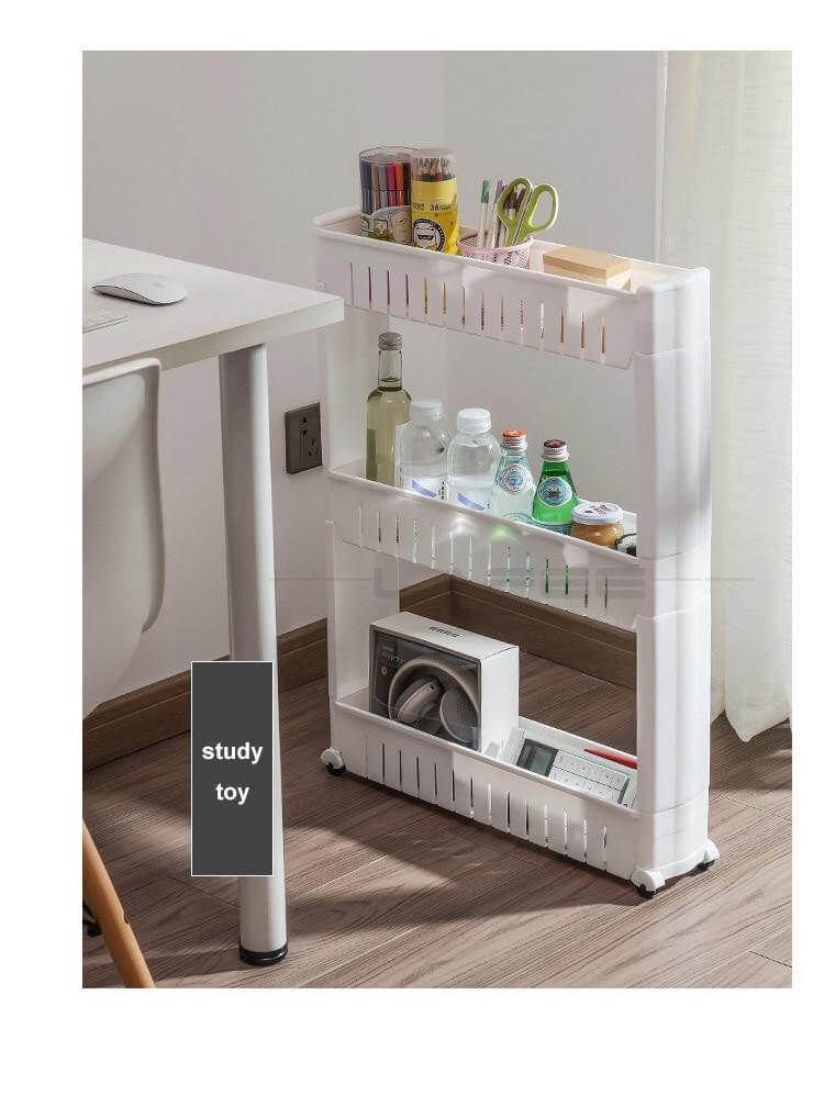 BowLift | Wheeled Mobile Tiny Storage Shelf