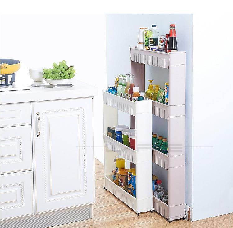 BowLift | Wheeled Mobile Tiny Storage Shelf
