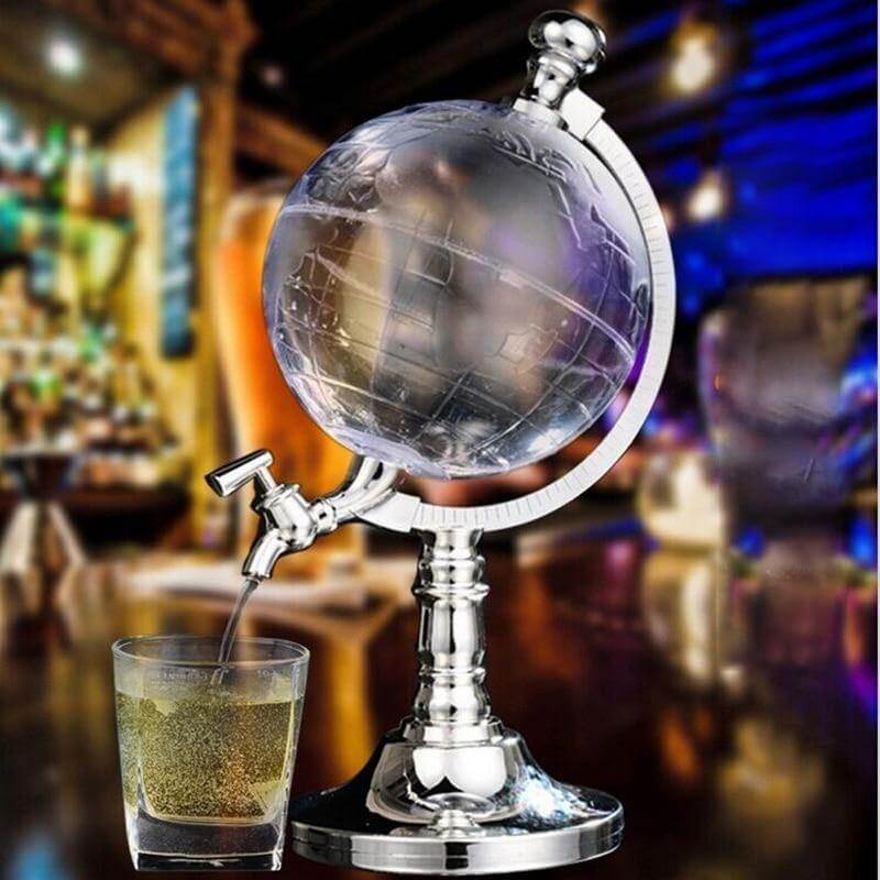 BowLift | Elegant Globe Vintage Beverage Dispenser