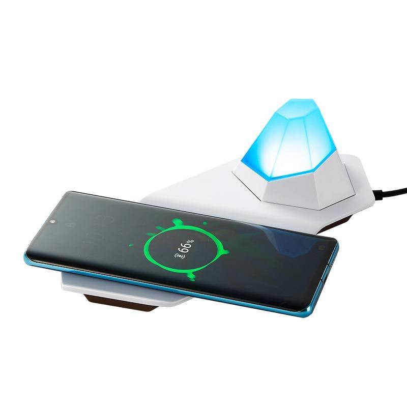 BowLift | 2in1 Diamond LED Night Light Wireless Charger