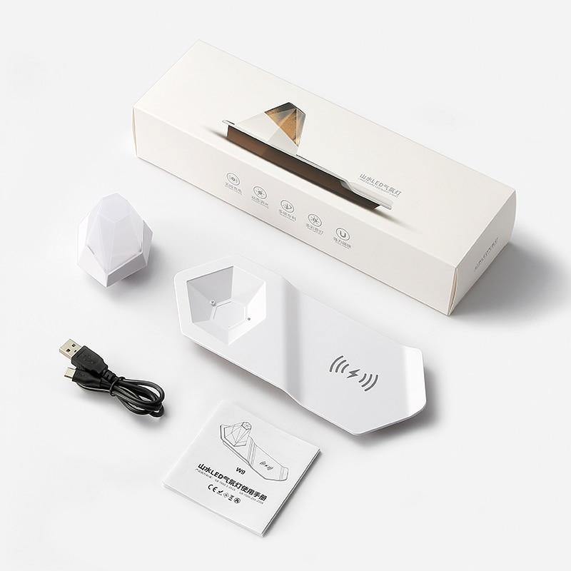 BowLift | 2in1 Diamond LED Night Light Wireless Charger