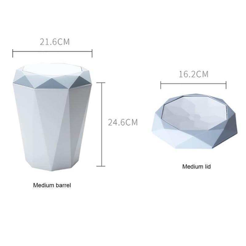 BowLift | Geometric Creative Trash Can