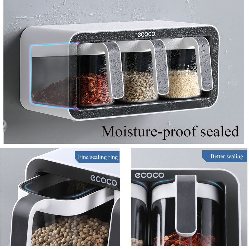 BowLift | Wall Mount Multiple Grids Seasoning Organizer