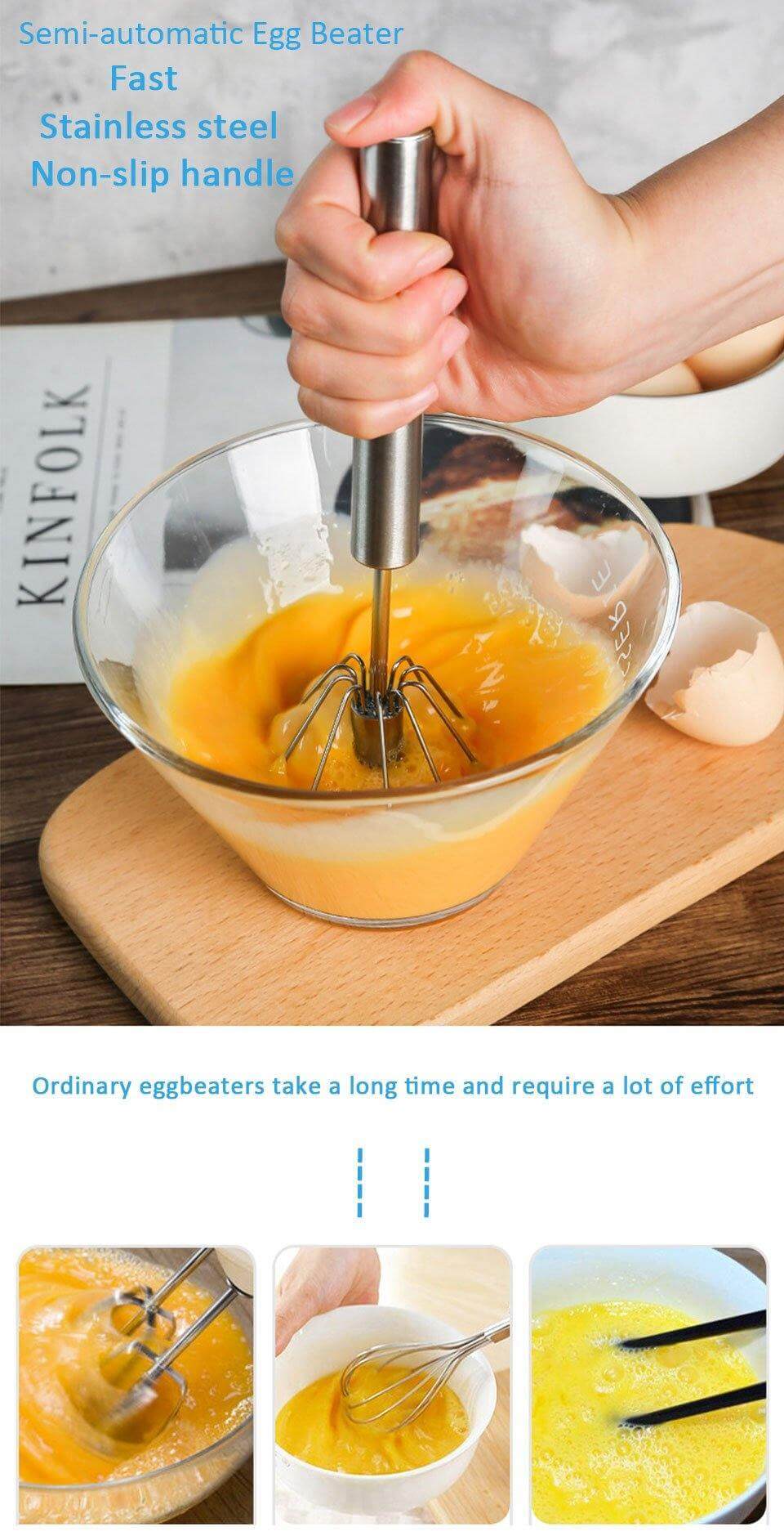 BowLift | Stainless Steel Easy Stirrer Whisk