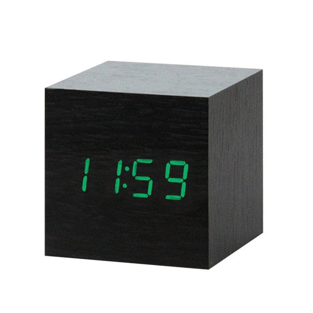 BowLift | Digital LED Alarm Clock | Voice Control, Clear Display & Modern Design for Bedroom Use