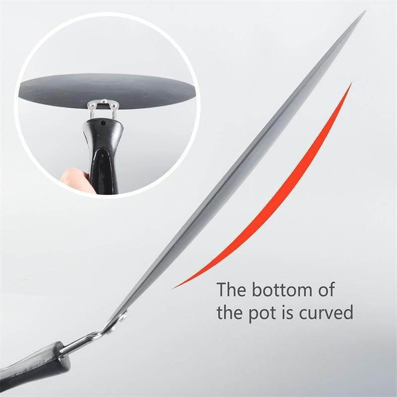 BowLift | Black Iron Round Non-stick Pancake Pan