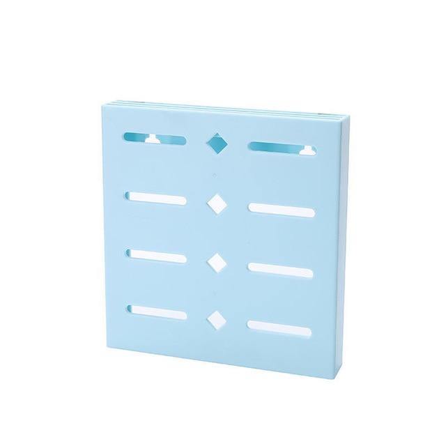 BowLift | 2PCS Square Pastel Mavi Wall-Mounted Knife Organizer