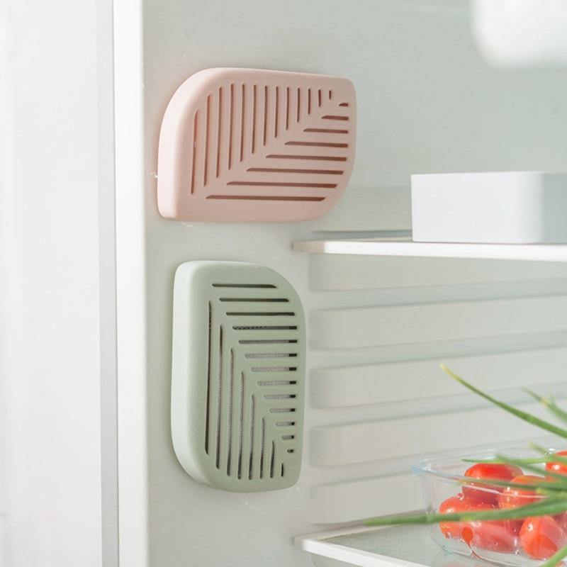 BowLift | Green Leaf Shaped Fridge Refrigerator Air Fresh Box